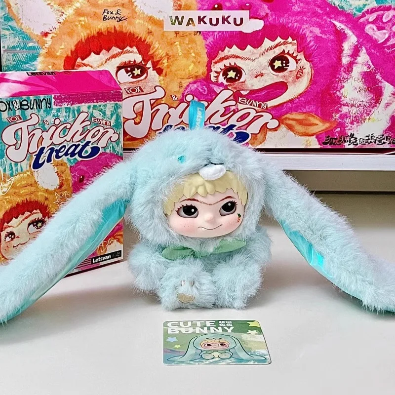 Wakuku V2 Fox and Bunny Trick Or Treat Series Plush Vinyl Blind