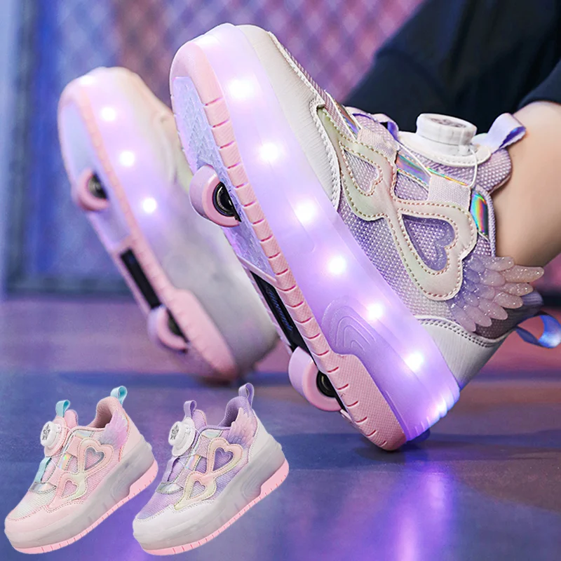 chaussures-a-roulettes-a-4-roues-pour-enfants-chaussures-de-marche-pour-garcons-et-filles-peuvent-marcher-glisser-et-retrecissement-des-lumieres-clignotantes-pour-les-eleves-du-primaire