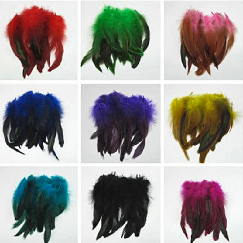

50Pcs Lot Natural Color Rooster Feathers 6-8 Inch Pheasant Chicken Feather Craft