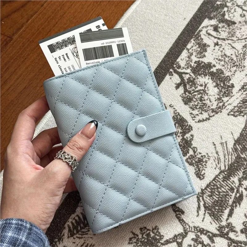 Women's Travel Passport Holder Storage Bag High-end Anti-theft Brush Wallet And Card Case Integrated Multi-functional For Womens