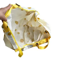 Large Foldable Shopping Bag Reusable Eco Bag Grocery Package Beach Toy Storage Bags Shoulder Cat Lemon Printing Pouch Tote Pouch 6