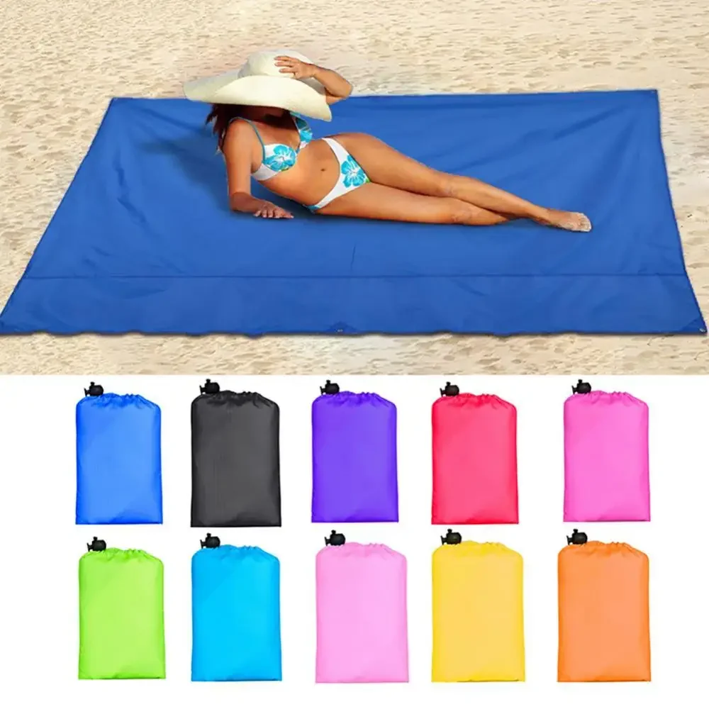 Folding Camping Mat Waterproof Portable Outdoor Camping Picnic Mat Beach Blanket Ground Mattress Soft Seat Pad Sand Beach Mat