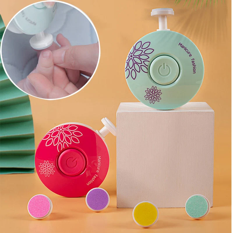 kit higiene bebe cuidados para cortador de unha eletrico com o bebê prego elétrico aparador unhas lixa eletrica manicure infantil