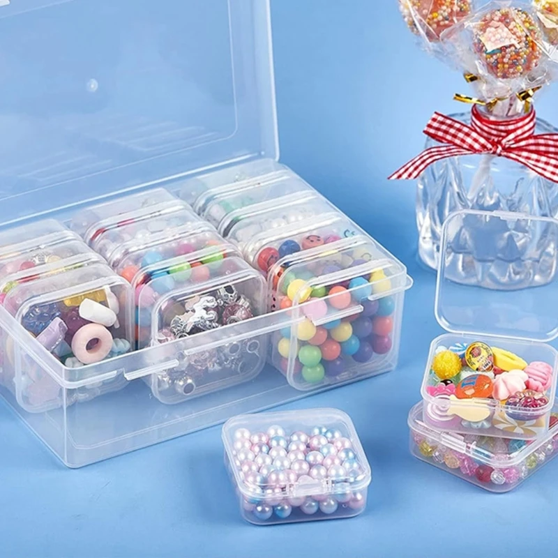 Elegant Thread Bobbin Storage Box Home Accessory Large Capacity Clear Sturdy Plastic Holder Box Home Use for Drop Shipping