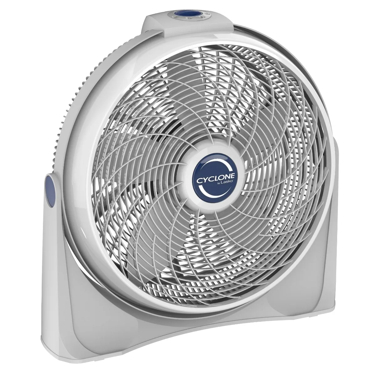 20" Cyclone Power 3-Speed Air Circulator Pivoting Floor or Wall Mount , 3520, White | USA | NEW