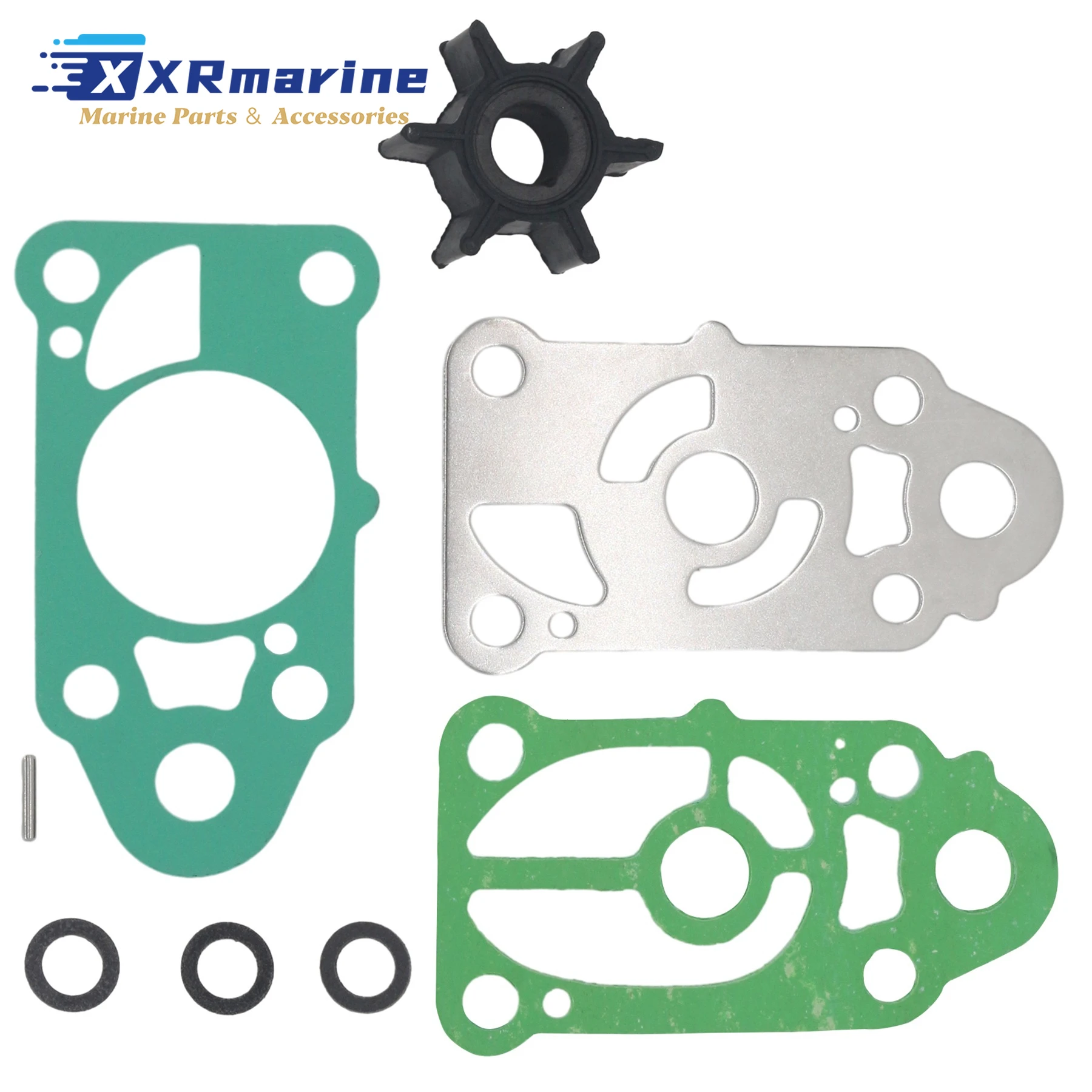 

8M0204676 Outboard Impeller Repair Kit Compatible with Mercury Marine 2/4 Stroke 2 2.5 3 3.3 3.5 HP Engines 161543 47-8M0204676