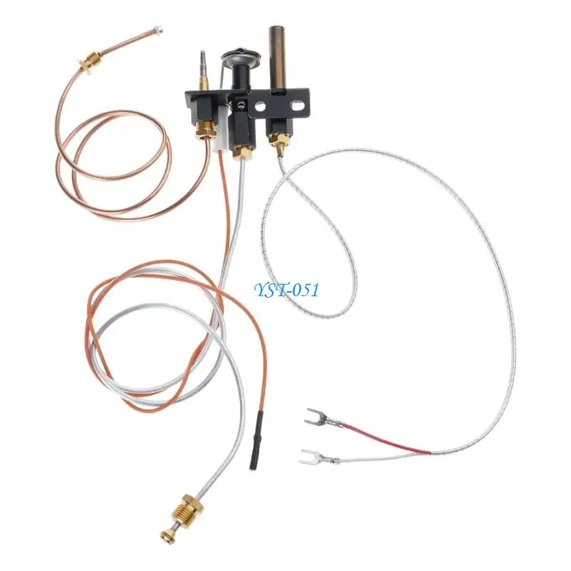 E15A Completes Gas Fireplaces Ignitors Assembly with Ignition Cover & Strong Mounting Bracket Simple Operate for 25122 25730