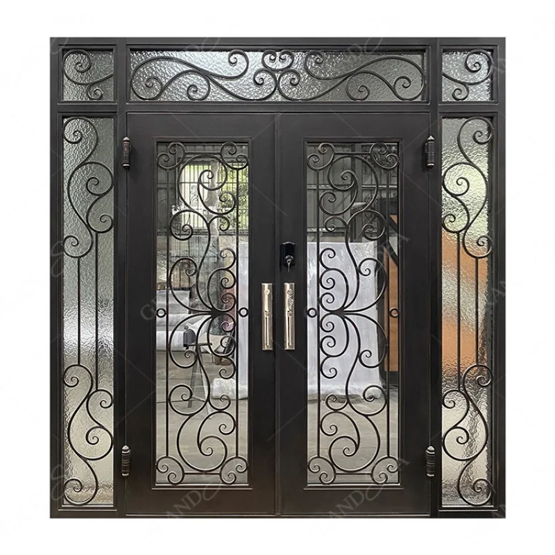 

custom.American Wrought Iron GlassPakistani Door Iron Grill Design Forged Iron Door Design Pictures