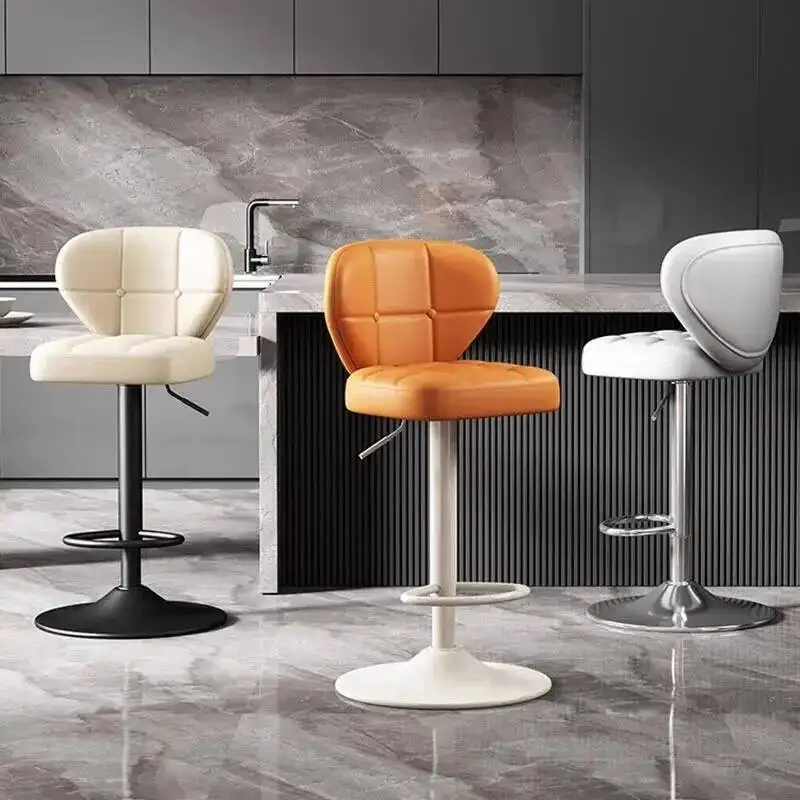 

Modern Bench Nordic Bar Stools Minimalist Counter Relaxing Bar Stools Stainless Steel Metal Banqueta Lounge Suite Furniture