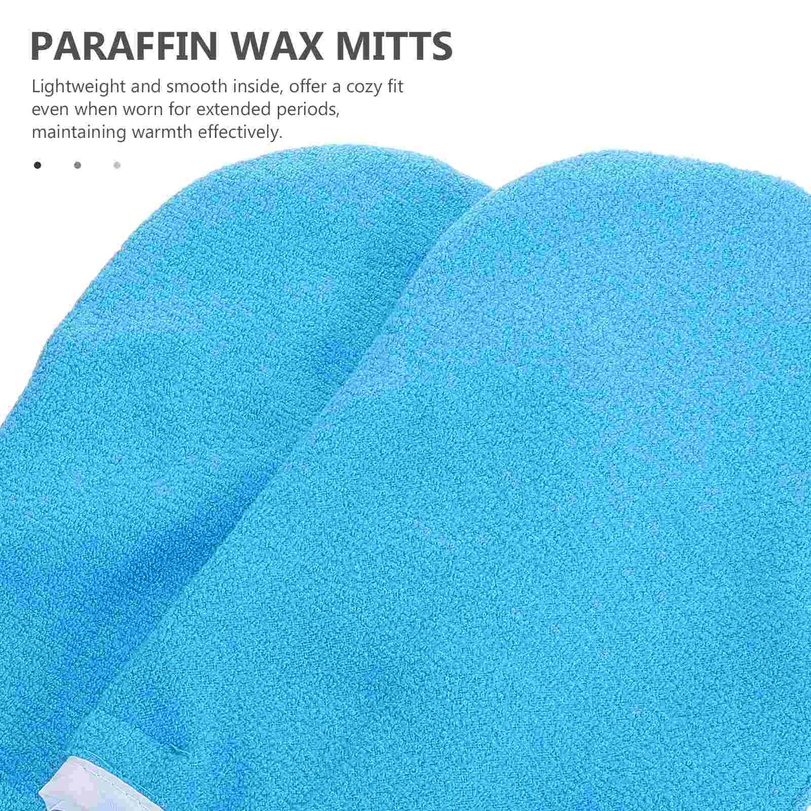 Paraffin Wax Gloves Salon Hand Covers Thermal Cotton Mitts for Spa Treatment Moisturizing Warmth Retention Reusable