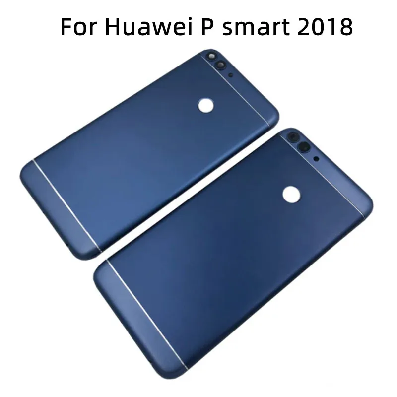 

For Huawei P smart 2018 Back Battery Cover Rear Panel Door Housing Case Repair Parts + Power Volume Button