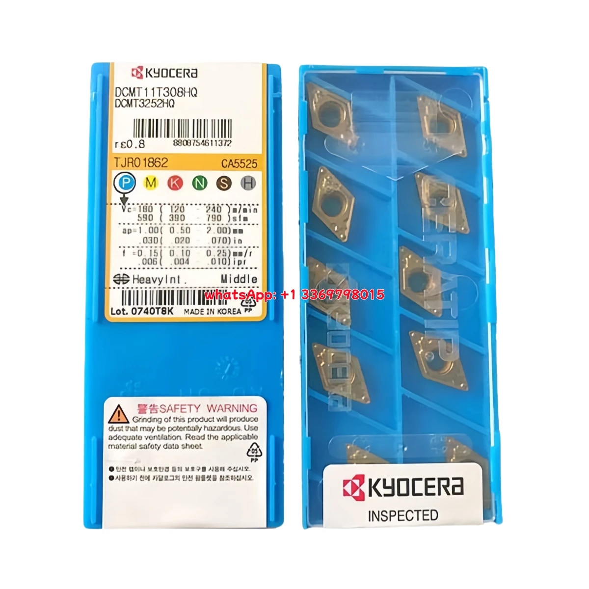 

100% Original DCMT DCMT11T3 02 -GK HQ XP CA5525 PR1125 PR1535 PR930 PV720 TN60 Turning Insert