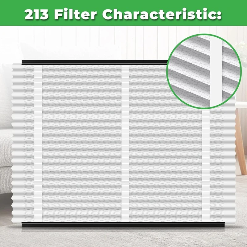 213 Air Filter Replacement  For Aprilaire 213 Whole House 1210, 1620, 2120, 2200, 2210, 2216 Air Purifiers