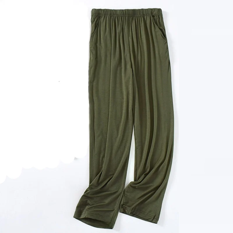 Military green men's trousers