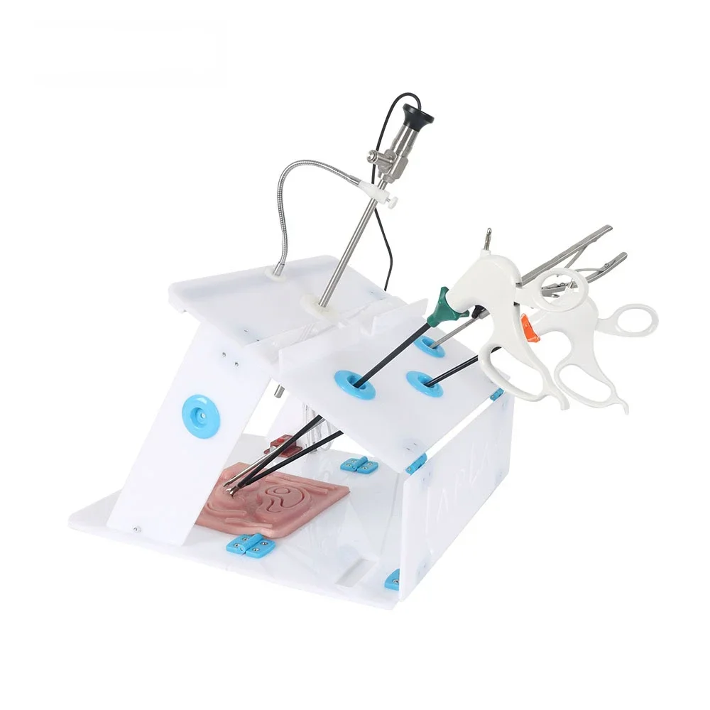 

New Type Laparoscopic Trainer Box with HD 1080P Camera with 4 Training Instrument And Modules