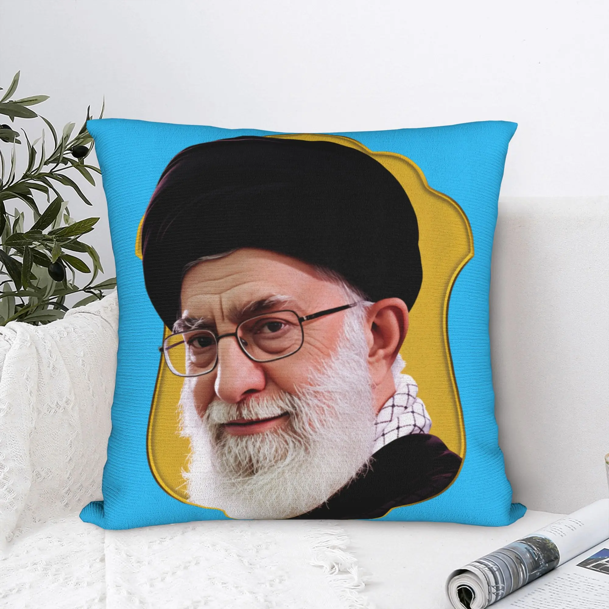 S-Seyyed Ali K-Khamenei  Pillow Case  Funny Pillow Cover Custom Pillowcases For Living Room Chair