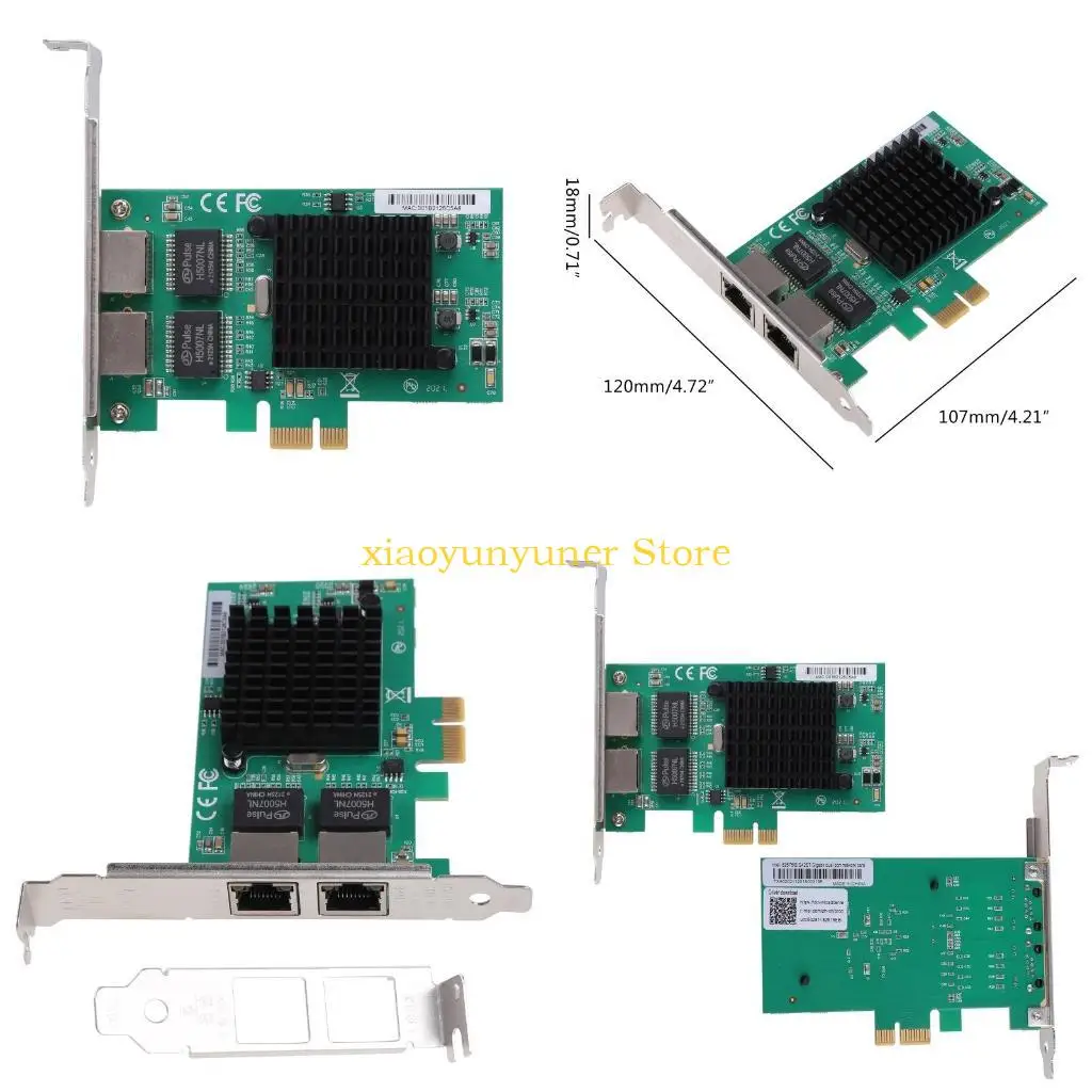 

P9JB для 82575 Dual Gigabit Port PCIE 1000M СЕРЕВНАЯ КАРТА RJ45 ADAP