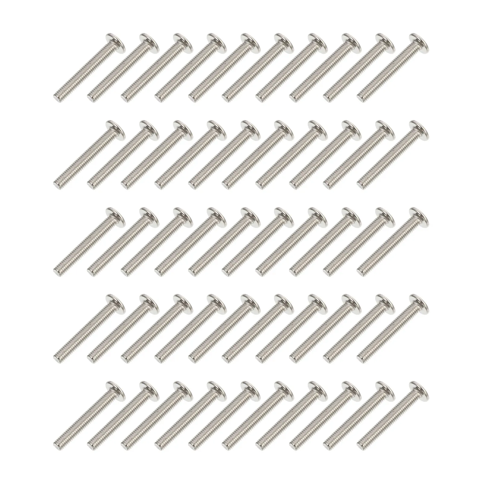 

50 pcs Bolt Stainless Steel Furniture Screw Threaded Connector Wood Fastener Anti Socket Bolt Rust Hardware