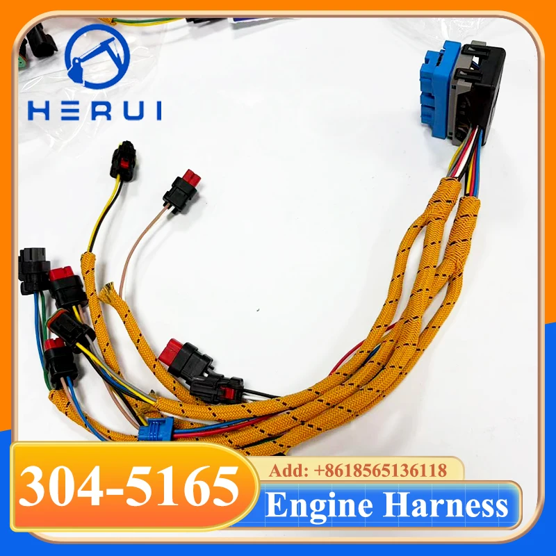 

304-5165 3045165 Жгут проводов двигателя C4.4 для экскаватора 450E, запчасти и аксессуары