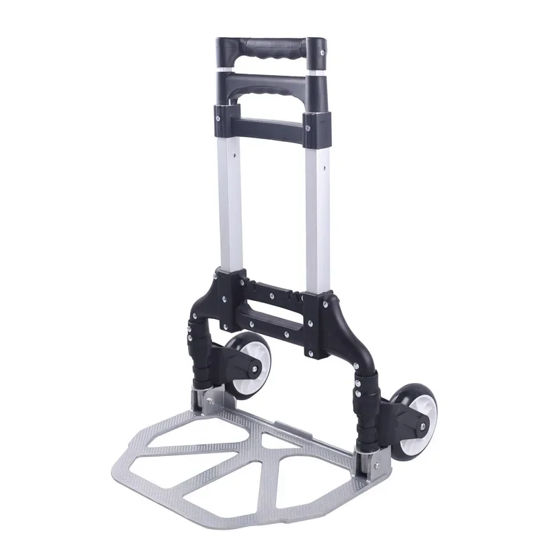 Aluminum Alloy Luggage Cart Home Trolley  Outdoor Portable Folding  Shopping