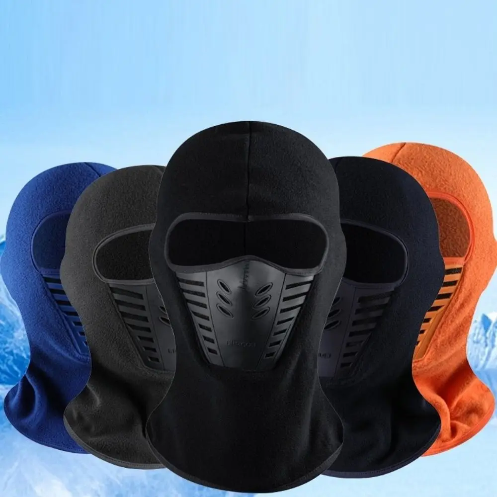 قناع التزلج بالاكلافا من الصوف القطبي لكامل الوجه والرقبة قناع دراجة نارية مقاوم للرياح أغطية الرأس والأوشحة ملحقات التزلج في الهواء الطلق