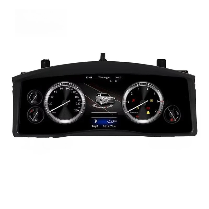 

Car Gauges LCD Dashboard Digital Instrument Cluster Multifunction Speedometer for Toyota Land Cruiser