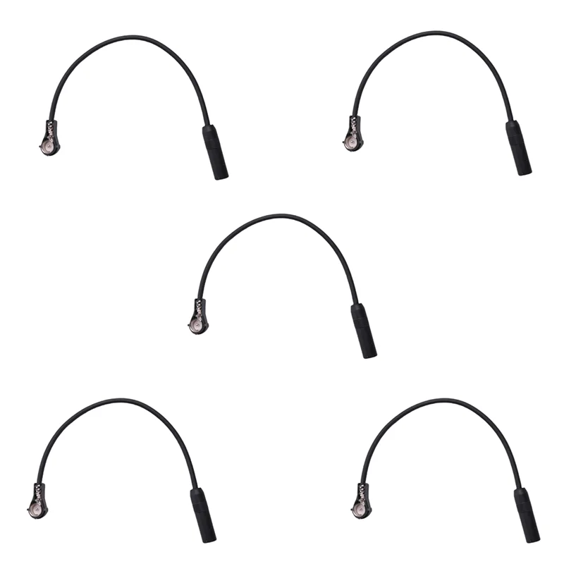 5X سيارة AM FM DAB راديو هوائي جوي اقناع 30 سنتيمتر محول الرصاص DIN 41585 إلى ISO التوصيل لمقعد سكودا الذكية VW فورد