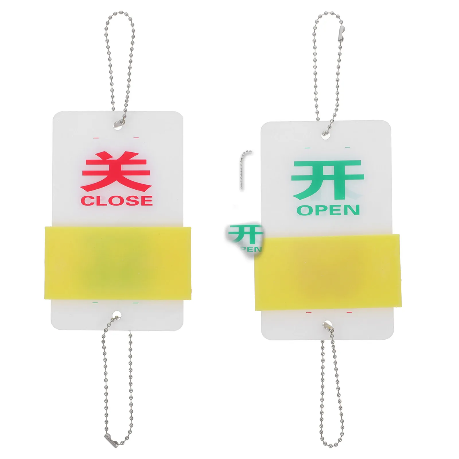

2Pcs Valve Warning Signs Acrylic Open Close Status Indicator Hanging Board Equipment Operation Safety Sign for Valve Systems