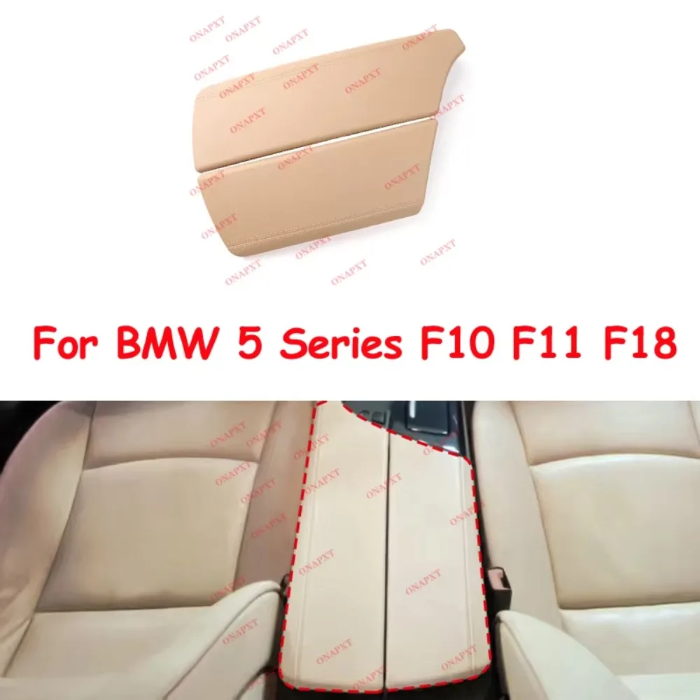 

Para BMW 5 Series F10 F11 F18 520i 523 525 528 535 LHD RHD consola central delantera tapa cuero reposabrazos cubierta caja