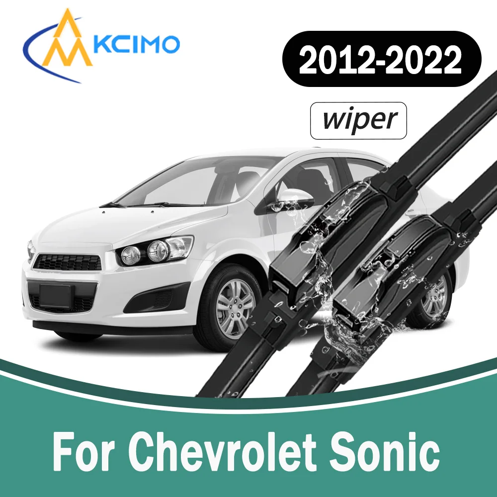 

All-Weather Front Windscreen Wiper Blades For Chevrolet Sonic Aveo 2012-2022 Long Lifespan Car Windshield Replacement Part 2Pcs