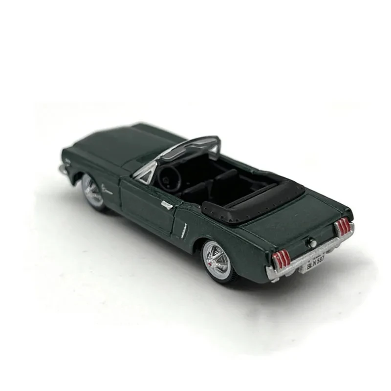 1/87 HO Scale Alloy Car Model 1965 Convertible Sports Car Model Miniature Collection HO Scene Decoration Sand Table Landscape