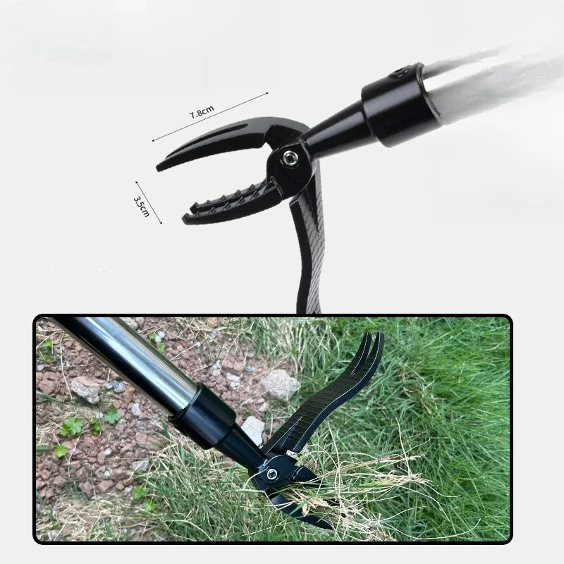 Digging Weeder Stand Up Weeding tool Weeding Head Replacement Claw Foot Pedal Weed Puller Root Remover Gardening