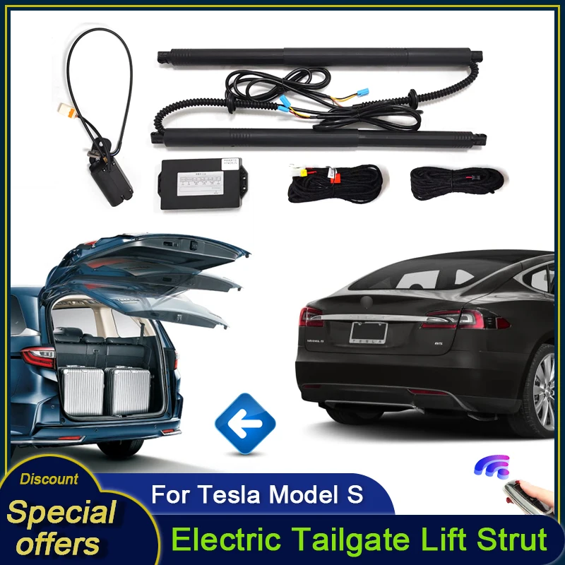 

For Tesla Model S 2012~2024 Car Electric Tailgate Tail Gate Strut Vehicle Power Rear Door Lift System Kit for Trunk