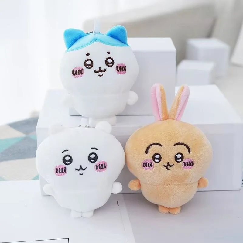 

Hachiware Self Deprecating Bear Plush Keychain Cute Little Feet Hanging Doll Kawaii Stuffed Animal Bag Charm Gift