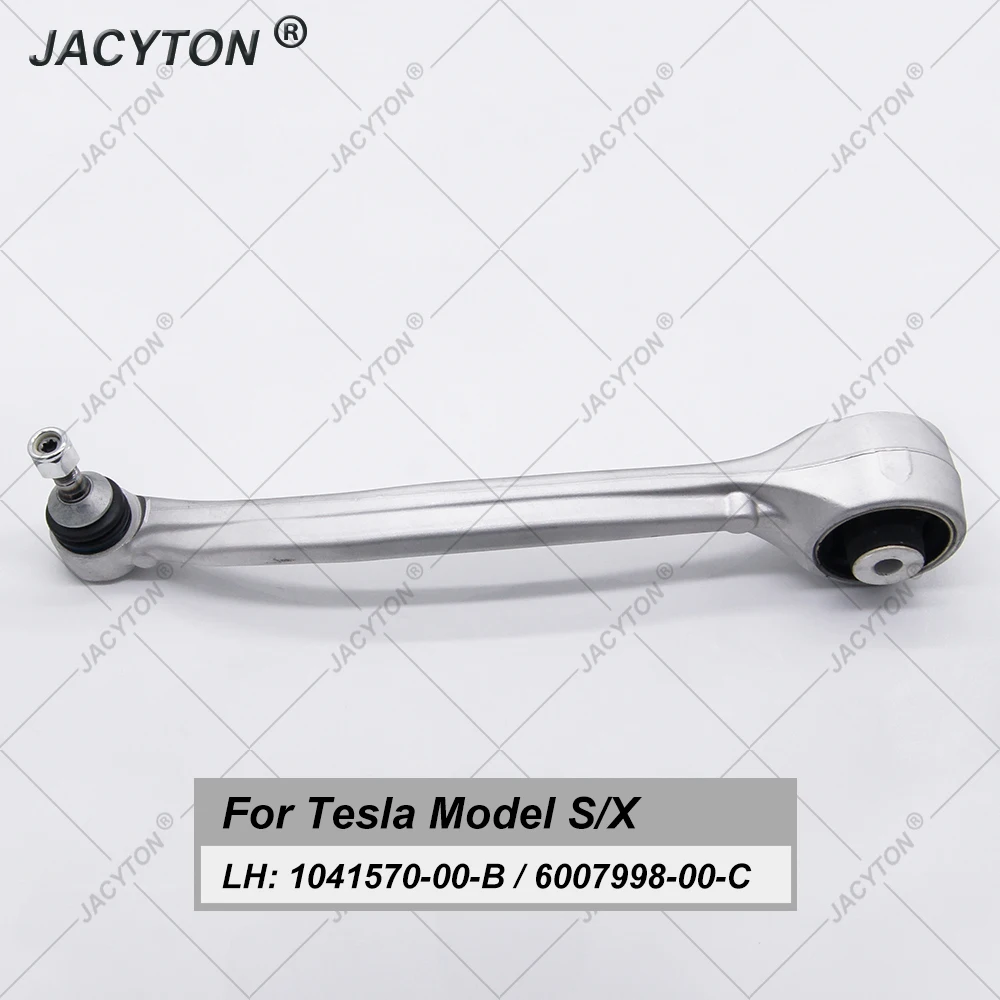 JACYTON Front Suspension Lower Bend Control Arm For Tesla Model S X 5YJS 5YJX 1041570-00-B 6007998-00-C 1041575-00-B 600666400C