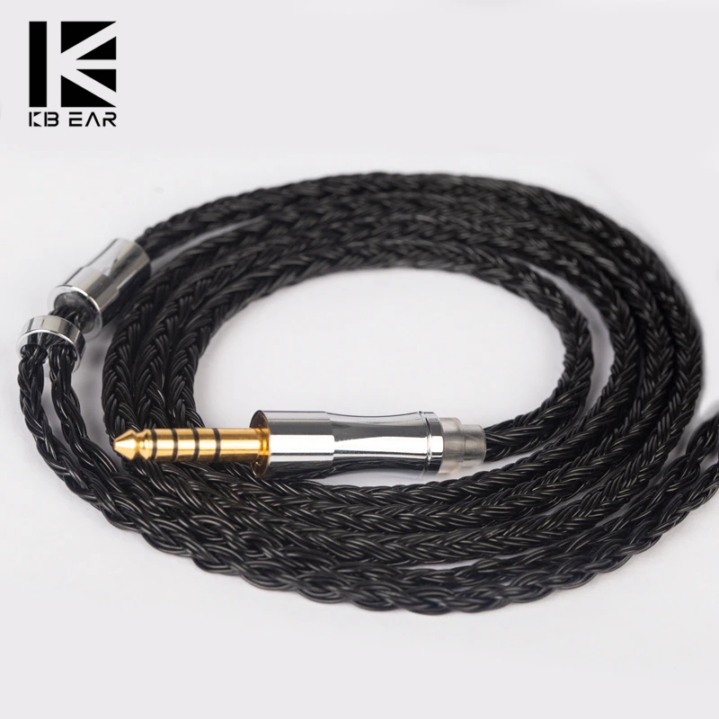 

Keephifi KBEAR Show OFC 24 Core 5N Silver Plated Upgrade Cable With 2PIN/ QDC/ TFZ/ MMCX Connector Replace Cable KS1 HIFI Earbud