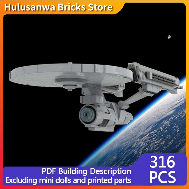 

Popular Movie Model MOC Building Bricks Space Heavy Cruiser Modular Technology Gifts Holiday Assemble Children Toys Suit