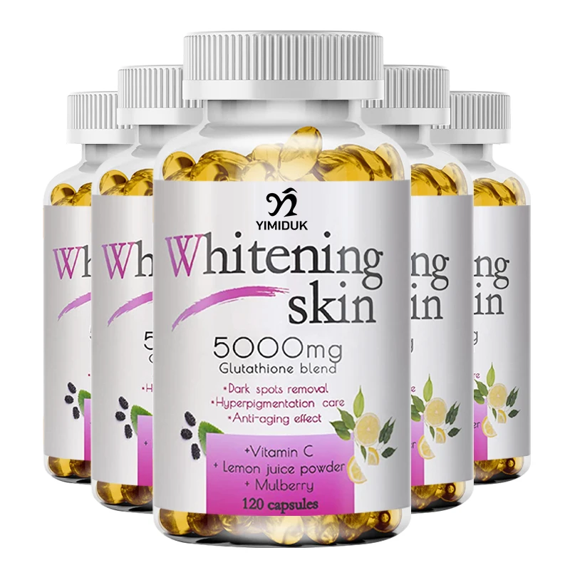 

Коллагеновые капсулы Glutathione, осветляющие тон кожи, способствующие здоровью кожи, волосам, костях и ногтях.