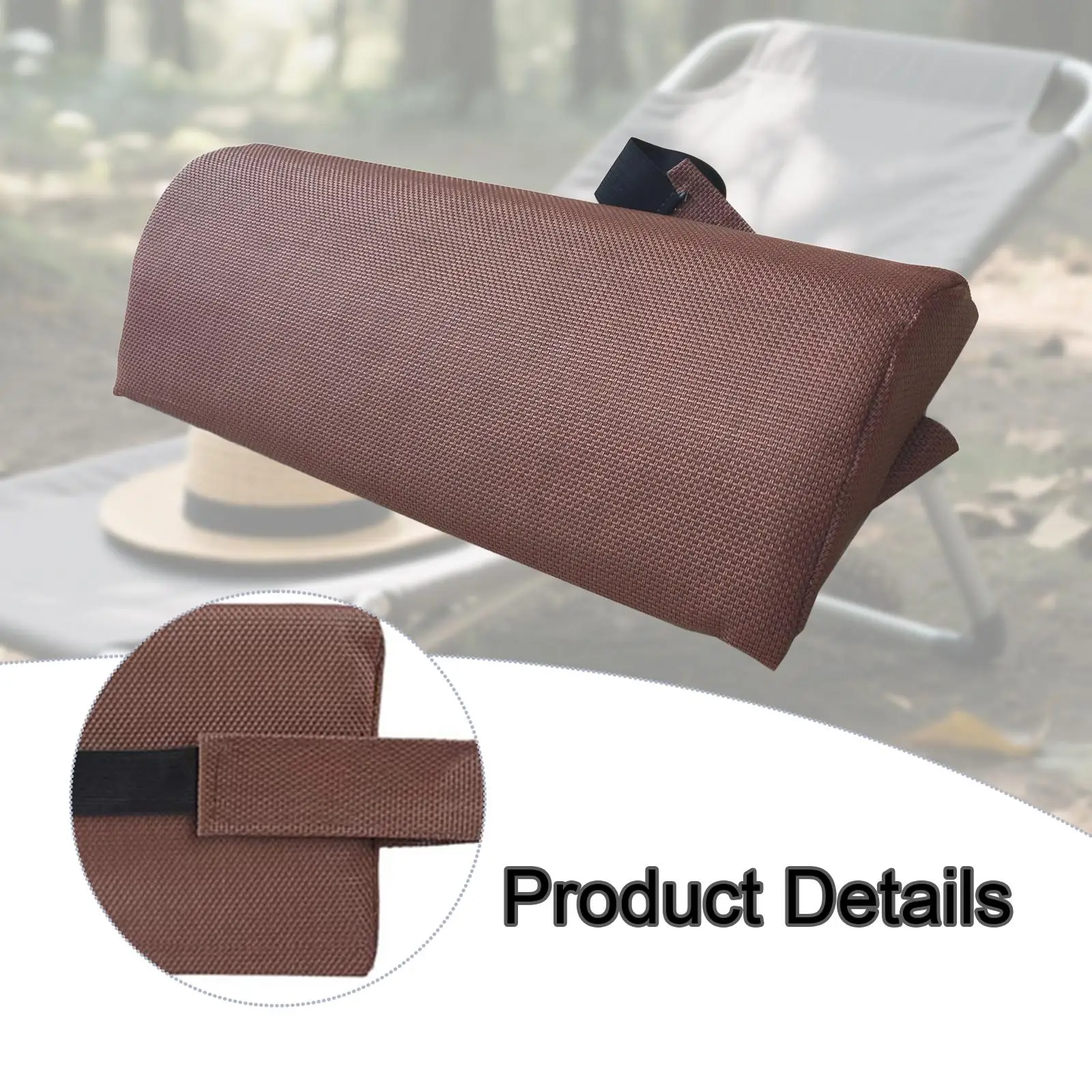 Lounger Headrest Portable Cloth Material Beach Pool Recliner Head Pillow for Outdoor Patio Furniture Set