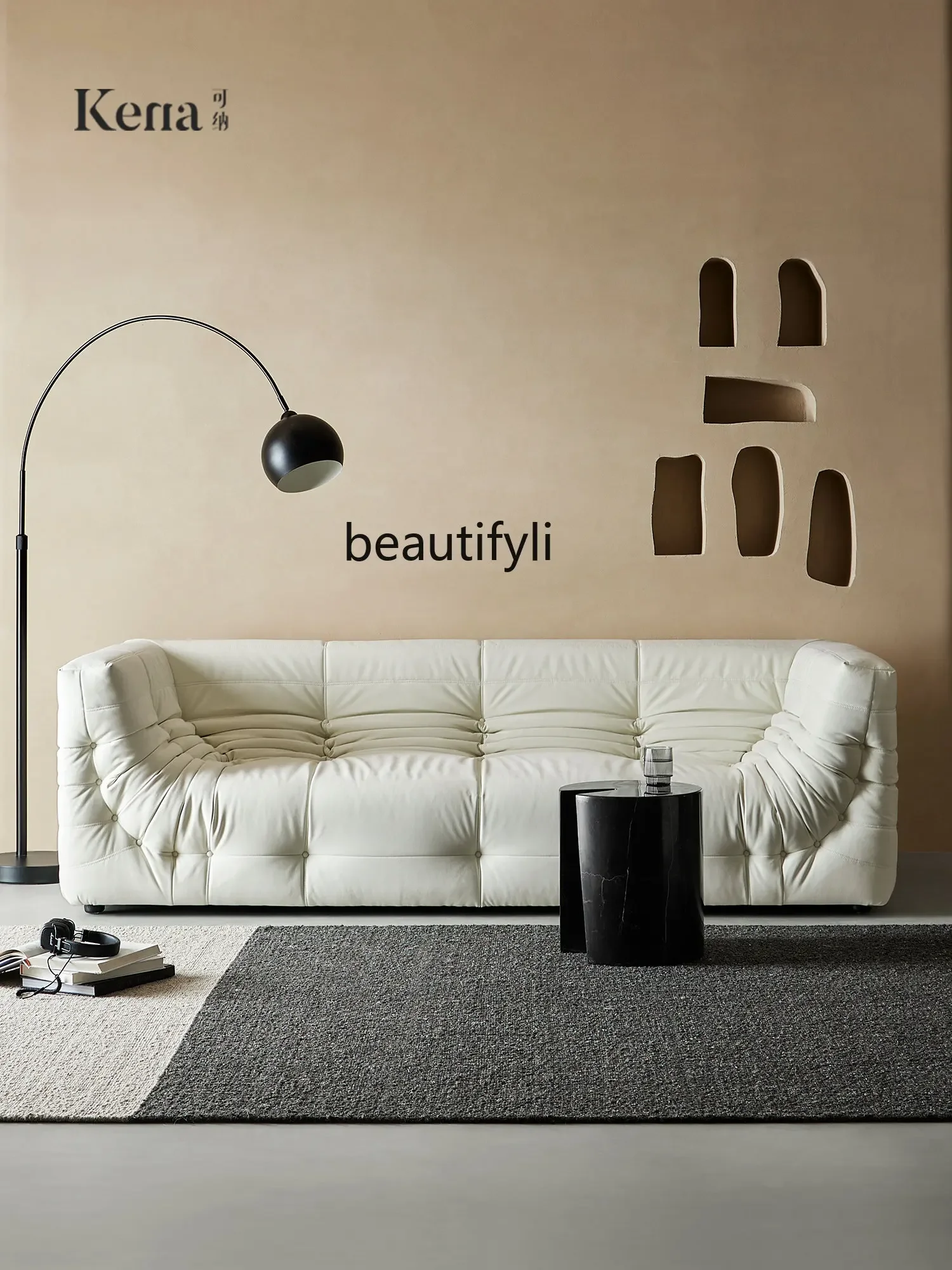 

Новая прямая белая трехместная пряжка из искусственной кожи Caterpillar, гостиная, маленькая квартира ss26