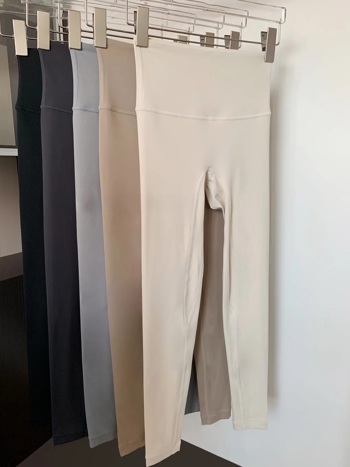 

High Waist Yoga Pants Women's Slimming Sl Tight Pants No e Visible Long Pants Nylon Spandex Blend Regular Thin