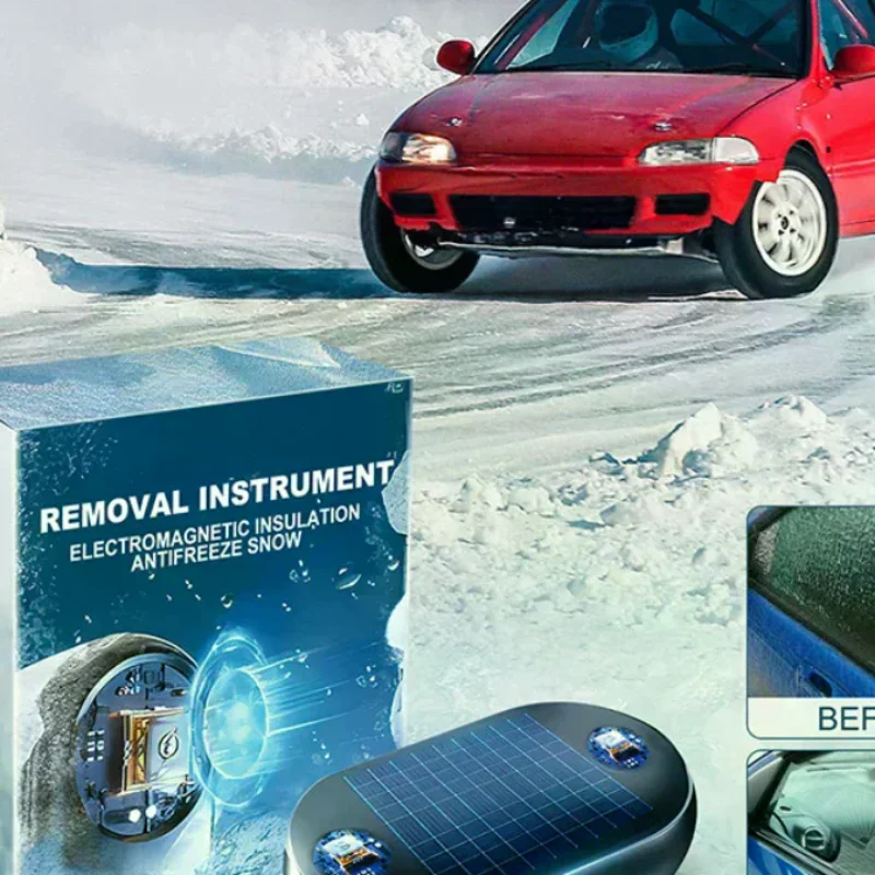 Car Window Glass Anti Freeze Device Portable Car Ice Defroster Windshield Snow Removal Window Glass Microwave Deicing Device