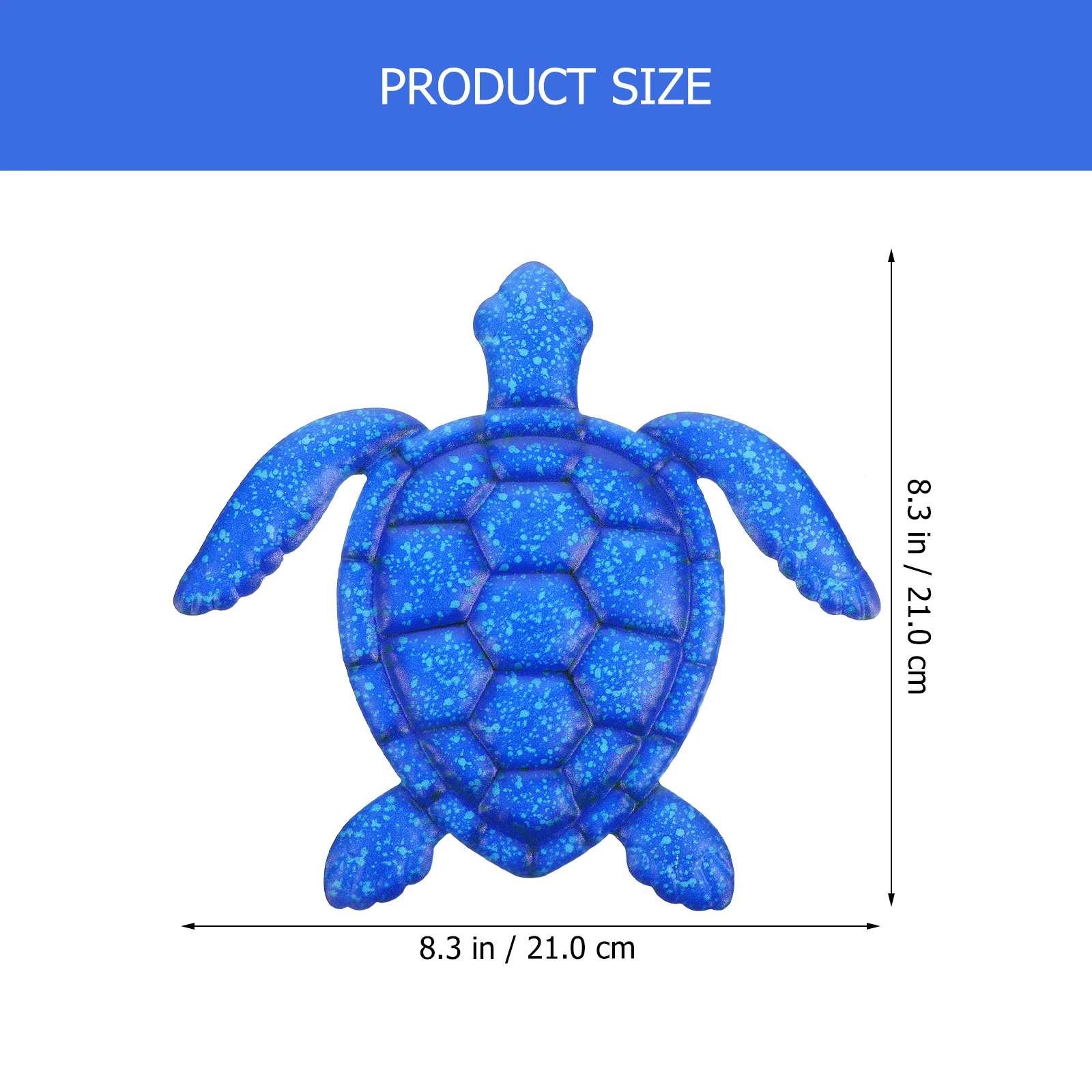 

Colorful Ornaments Turtle Pendant Decor Beach Theme Animal Household Wall Decoration Iron Shaped Decors Blue