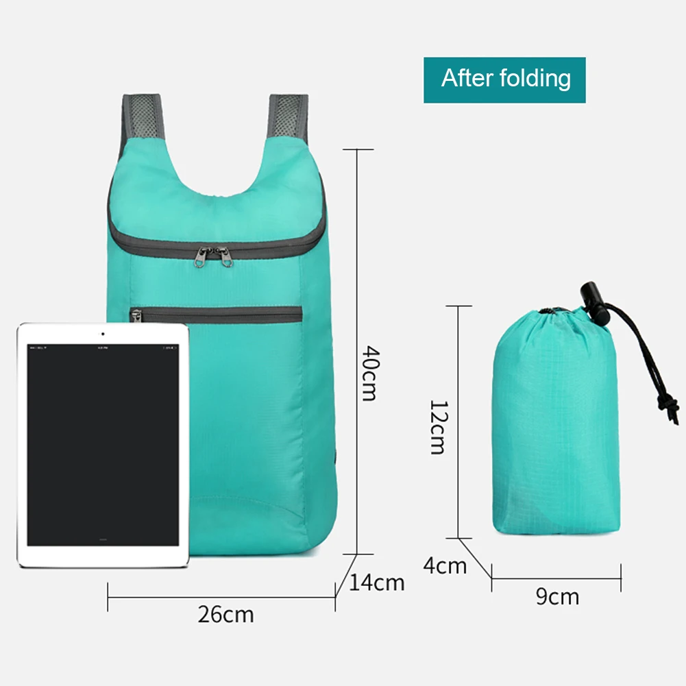 20L Lightweight Foldable Sports Backpack Waterproof Outdoor Backpack Camping Daypack for Outdoor Camping Picnic