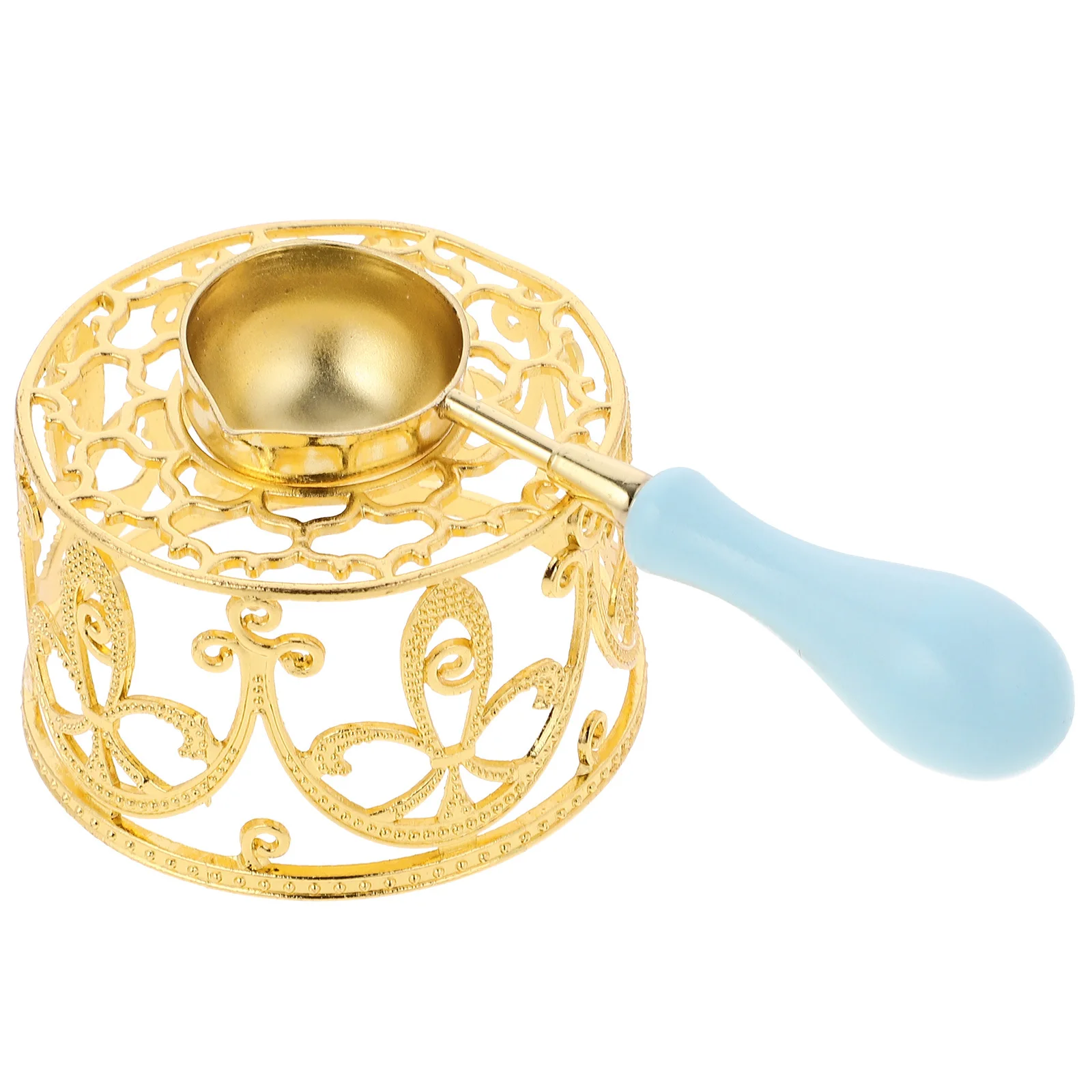 Calentador de sellos de cera hueco, estufa de fusión reutilizable para sellado de sobres Diy, herramienta de horno de laca Vintage, regalo para principiantes, 1 Juego