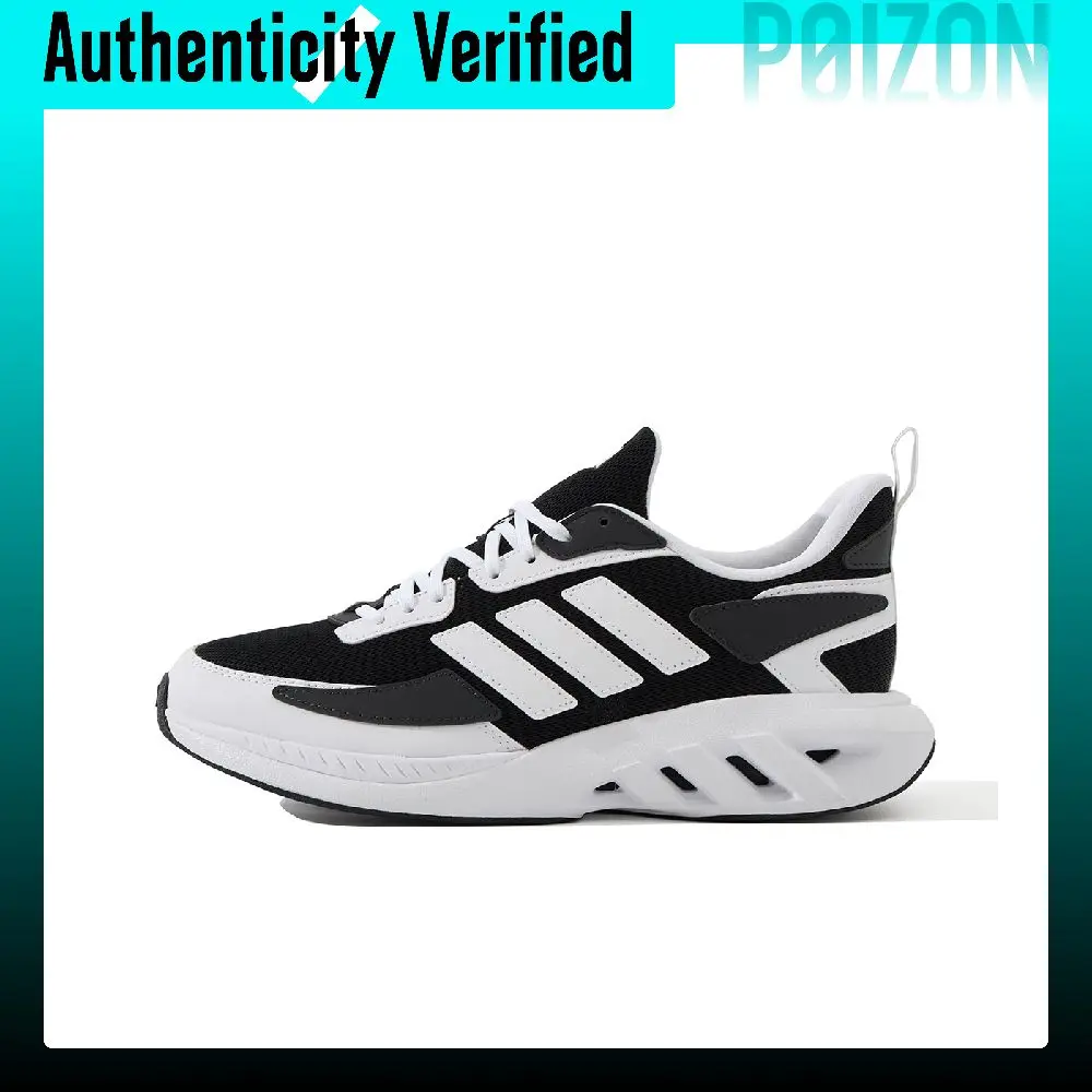 Adidas ALL DAY POWER Low top Casual Running Shoes Unisex Black White JP8449