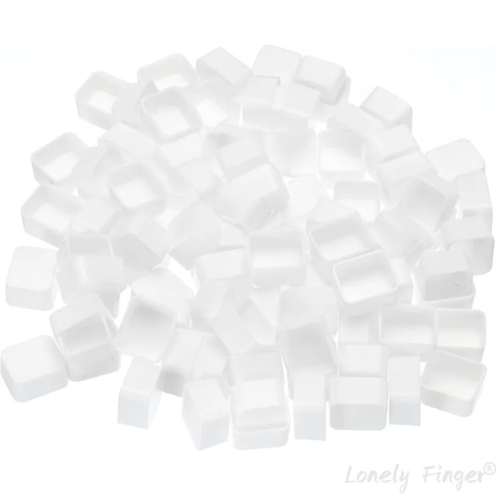 

Empty Round Corner 2ml Watercolor Pans,50/100/200pcs Half Pans for Watercolor Oils Acrylic Painting Travel Tin Case Palette