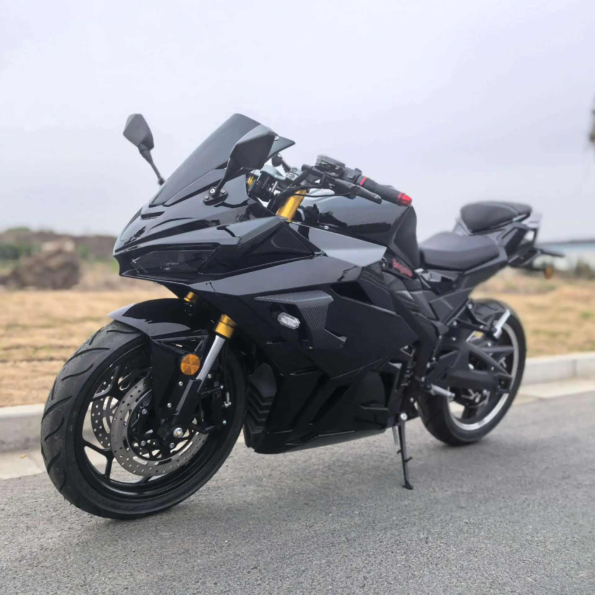 

STLFHigh quality120km/h High Quality Middle Chain Motor Electrical Racing Motorcycle 5000w Lithium Battery Sport Motorcycle for