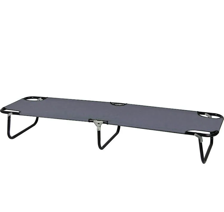 

Factory Wholesale Custom Portable Folding Metal Cot Outdoor Foldable Camping Cot