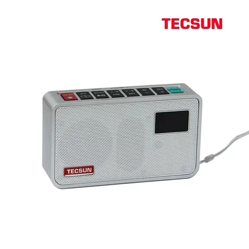 Tecsun ICR-100 ICR100 FM المحمولة راديو استقبال مع الرقمية مسجل MP3 لاعب المتكلم ستيريو راديو